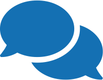 Speech bubble logo