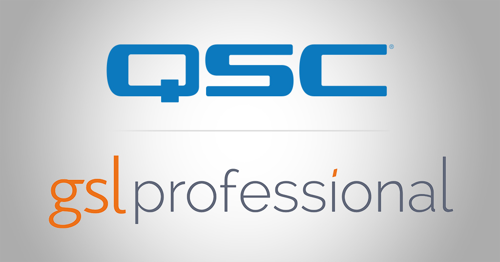 QSC and gslprofessional logos